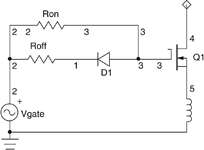 Figure 8. Gate drive circuit in typical hard-switched applications.